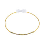 Στέφανα Γάμου από Χρυσό με Διακριτική Διακόσμηση από Στρας novaΚΣ350