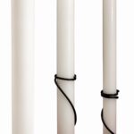 Κομψές Γαμήλιες Λαμπάδες με Μοντέρνο Σχεδιασμό nova1