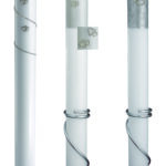 ✨ Λαμπάδες Γάμου με Ασημένιες Λεπτομέρειες & Διαχρονική Αισθητική ✨nova5