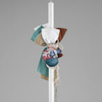 Λαμπάδα Βάπτισης «Ο Μικρός Πρίγκιπας» με Υφασμάτινο Φιόγκο & Διακοσμητικά Στοιχεία ΛΒ231