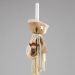 Λαμπάδα Βάπτισης «Μικρός Καουμπόι» με Vintage Διάθεση ΛΒ235