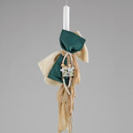 Λαμπάδα Βάπτισης «Οικογενειακή Εκδρομή» με Πράσινες & Γήινες Αποχρώσεις ΛΒ237