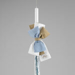 Λαμπάδα Βάπτισης με Ρομαντικό Vintage Στυλ ΛΒ246