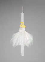 Λαμπάδα Βάπτισης "Αριστοκρατικός Κύκνος" ΛΒ264