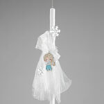 Λαμπάδα Βάπτισης "Παγωμένη Μαγεία" ΛΒ265