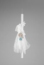 Λαμπάδα Βάπτισης "Παγωμένη Μαγεία" ΛΒ265