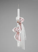 Λαμπάδα Βάπτισης "Ρομαντική Απαλότητα"ΛΒ274