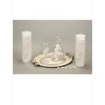 Σετ Κουμπάρου "Λευκά Άνθη Αγάπης" nova σετ282