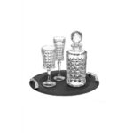 Σετ Κουμπάρου με ένα ποτήρι "Διαμαντένια Λάμψη"  nova σετ307