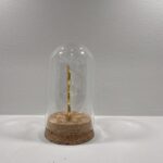 Μπομπονιέρα γάμου γυάλινος θόλος με καρδούλες - Image 2