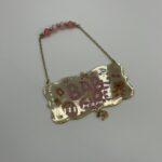 "Baby Girl: Κρεμαστό Μεταλλικό Γεννητούρι με Χάντρες"