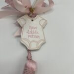 “Baby Girl: Κρεμαστό Γεννητούρι με Πήλινο κορμάκι σε Αποχρώσεις του Ροζ” - Image 4