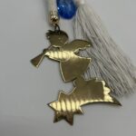 "Χρυσός Πρίγκιπας: Κρεμαστό Γεννητούρι σε Αστέρι με Μπλε Χάντρα" - Image 3