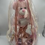 🎀 Ροζ Ονειρεμένη Τούρτο-Πάνα (Diaper Cake) με Αρκουδάκι 🎀 - Image 5