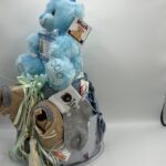 Τούρτα-Πάνα (Diaper Cake) για Αγοράκι με Αρκουδάκι&Χρήσιμα Αξεσουάρ - Image 5