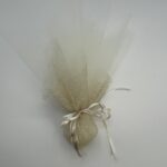 Μπομπονιέρα γάμου elegant με διπλό τούλι οργάτζα και επίπλεον τούλι - Image 4