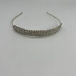 Ασημένια Τιάρα Νύφης – Λαμπερή Κορώνα για μια Μαγευτική Εμφάνιση! - Image 3