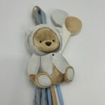 "Ουράνια Αγκαλιά: Μπομπονιέρα Βάπτισης με Αρκουδάκι και Μπαλόνια" - Image 4