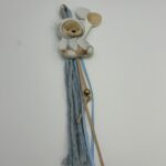 "Ουράνια Αγκαλιά: Μπομπονιέρα Βάπτισης με Αρκουδάκι και Μπαλόνια"