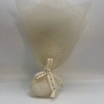 Μπομπονιέρα Γάμου με Φυσικό Λινό και Αέρινο Τούλι - Image 2