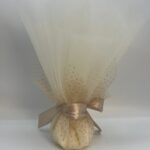 Μπομπονιέρα Γάμου – Κομψό Πουγκί με Χρυσές Λεπτομέρειες - Image 3