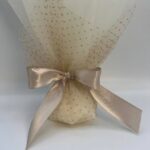 Μπομπονιέρα Γάμου – Κομψό Πουγκί με Χρυσές Λεπτομέρειες - Image 4