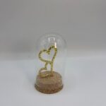 Μπομπονιέρα γάμου γυάλινος θόλος με καρδούλες - Image 5