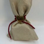 Μπομπονιέρα γάμου πουγκί με ιδιαίτερο δέσιμο - Image 4