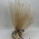 Μπομπονιέρα Γάμου με Χρυσό Τούλι και Μάτι για ΚαλοτυχίαΜπομπονιέρα Γάμου με Χρυσό Τούλι και Μάτι για Καλοτυχία