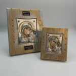 "Χειροποίητη Εικόνα Παναγίας με Swarovski – Έργο Τέχνης και Πίστης"