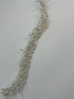 "Ρομαντικό Νυφικό Στέμμα με Μαργαριτάρια και Κρύσταλλα"