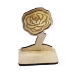 Μπομπονιέρα Γάμου ή βάπτισης με βάση και πλέξι γκλάς στοιχείο