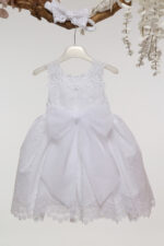 Βαπτιστικό φόρεμα Κ4719Φ-Λ ΛΕΥΚΟ ΠΡΟΝΤΕΡΙ mi chiamo - Image 4