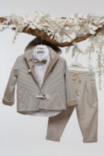 "Κομψότητα και Άνεση: Βαπτιστικό Σύνολο για Μικρό Κύριο"Α4775