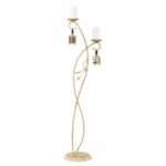 Διπλός Κηροστάτης Γάμου με Φανάρια NOVA 1126 ΚΗΡΟΠΗΓΙΟ ΥΨΟΣ 1,40CM