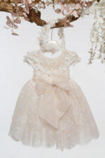 Βαπτιστικό φόρεμα Κ4709Φ-ΣΑΜΠΑΝΙ ΔΑΝΔΕΛΑ mi chiamo - Image 4