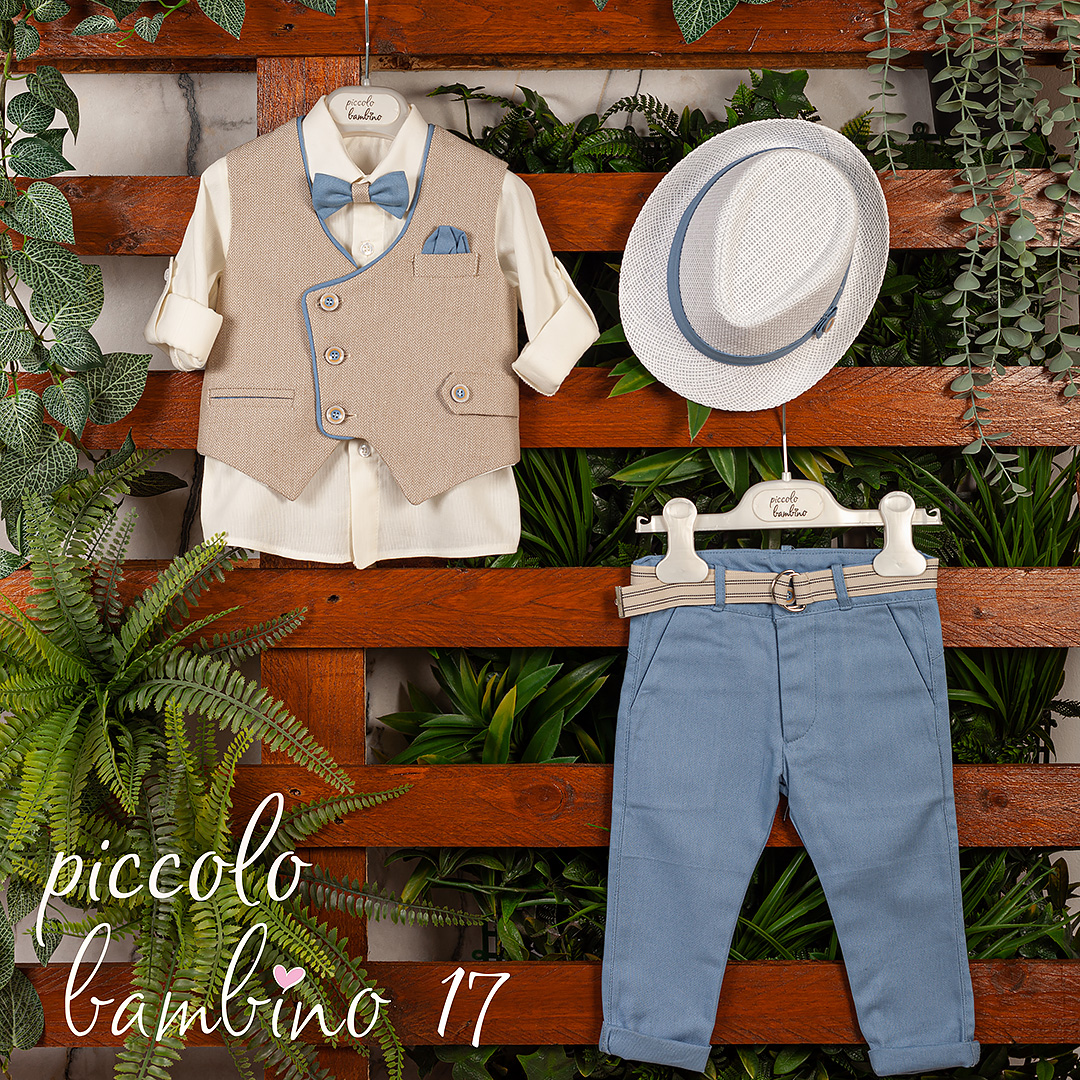 Βαπτιστικό Σετ "Piccolo Bambino 17" – Κομψότητα και Στυλ σε Μοναδικό Σχέδιο951-σιέλ Βαπτιστικό Σετ "Piccolo Bambino 17" – Κομψότητα και Στυλ σε Μοναδικό Σχέδιο951-σιέλ - Image 1