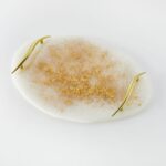 Δίσκος από Υγρό Γυαλί 80218 Β&Β