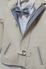 Αριστοκρατική Κομψότητα: Βαπτιστικό Σύνολο για Μικρό Κύριο με Στιλ Α4776 - Image 2