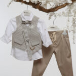 Κλασική Κομψότητα: Βαπτιστικό Σύνολο για Μικρό Κύριο με Στιλ Α4752