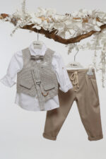 Κλασική Κομψότητα: Βαπτιστικό Σύνολο για Μικρό Κύριο με Στιλ Α4752