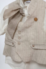 Λιτή Κομψότητα: Βαπτιστικό Γιλέκο για Μικρό Κύριο με Στιλ Α4767 - Image 3