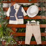 Βαπτιστικό Σετ “Piccolo Bambino 31” – Κλασική Φινέτσα με Μοντέρνο Ύφος 958μπεζ μπλε