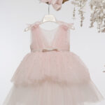 Βαπτιστικό φόρεμα Κ4704Φ-Ρ.ΡΟΖ ΠΕΡΛΑ mi chiamo