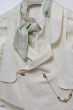 Βαπτιστικό Κοστούμι για Αγόρι σε Εκρού & Χακί Mi Chiamo Α4770 - Image 2