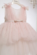 Βαπτιστικό φόρεμα Κ4704Φ-Ρ.ΡΟΖ ΠΕΡΛΑ mi chiamo - Image 3