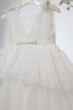 Βαπτιστικό φόρεμα Κ4704Φ-I. ΙΒΟΥΑΡ ΠΕΡΛΑ mi chiamo - Image 3