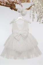 Βαπτιστικό φόρεμα Κ4704Φ-I. ΙΒΟΥΑΡ ΠΕΡΛΑ mi chiamo - Image 4