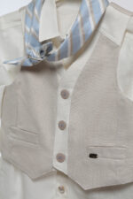 Ρομαντικό Βαπτιστικό σε Απαλούς Τόνους Α4762 - Image 2