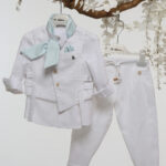 Καλοκαιρινό Βαπτιστικό με Ιδιαίτερο Σακάκι Α4753